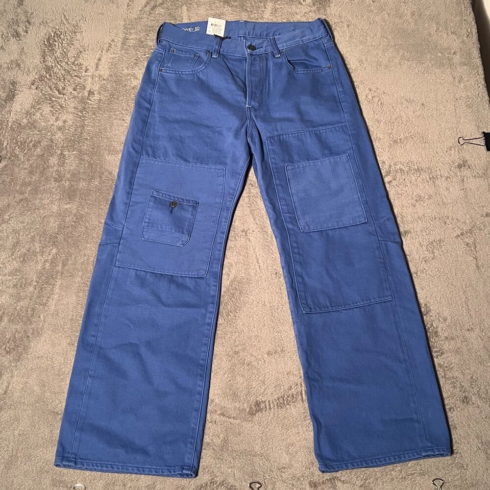 G-Star RAW "Bowey 3D" Boyfriend Ankle Jeans | Washed Blue | Size 27 | Low Rise